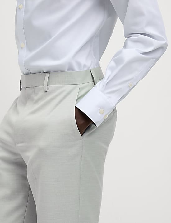 Regular Fit Stretch Suit Trousers