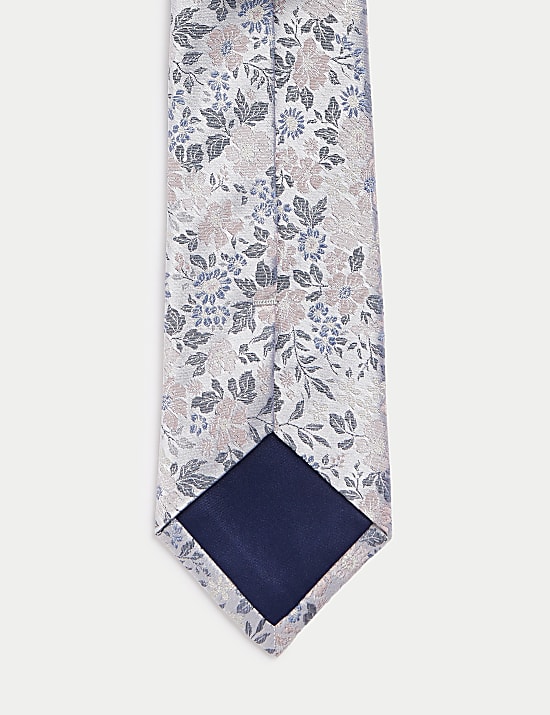 Floral Pure Silk Tie