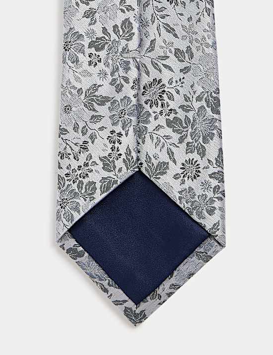 Floral Pure Silk Tie