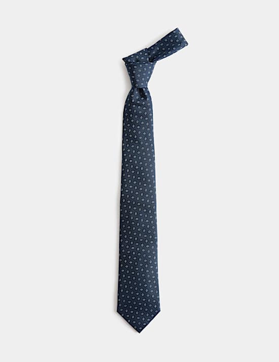 Pure Silk Tiny Geo Tie