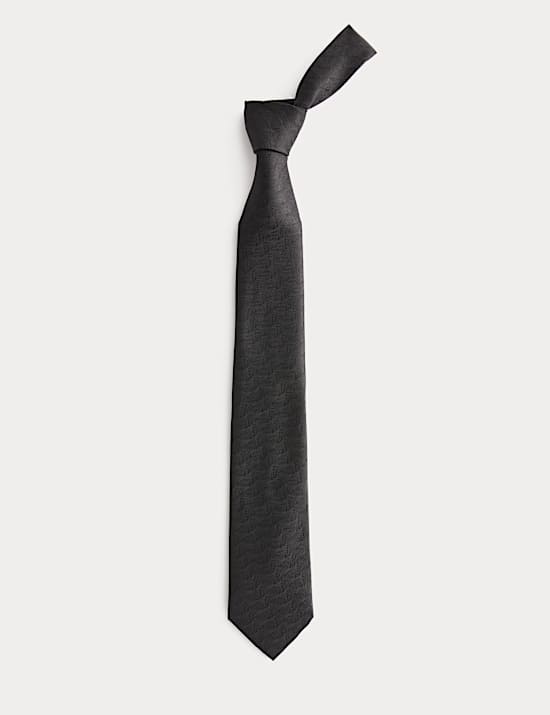 Poly Fan Textured Tie