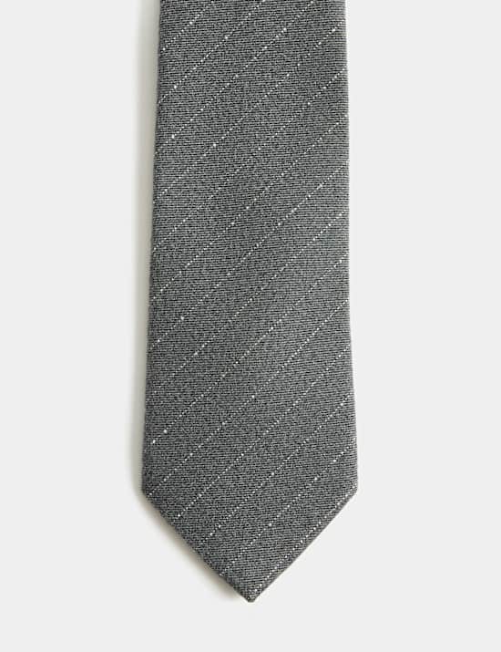 Thin Stripe Stretch Tie