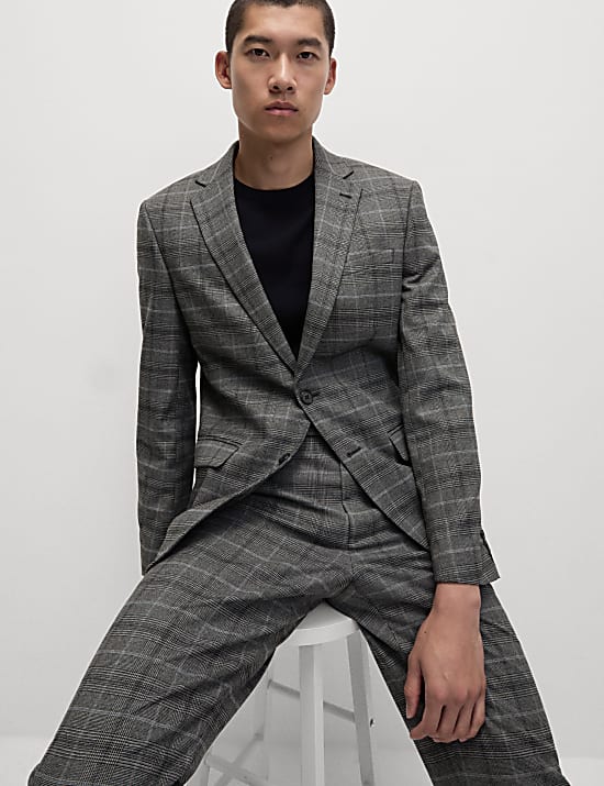 Regular Fit Check Jacket