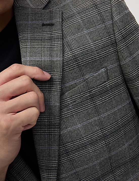 Regular Fit Check Jacket