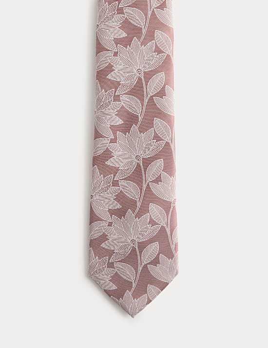 Floral Fan Tie