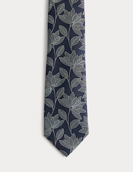Floral Fan Tie