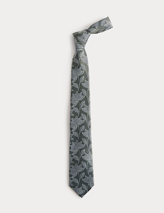 Floral Fan Tie