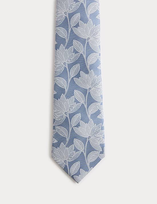 Floral Fan Tie