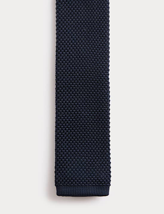Textured Knitted Tie