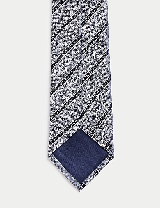 Pure Silk Striped Tie