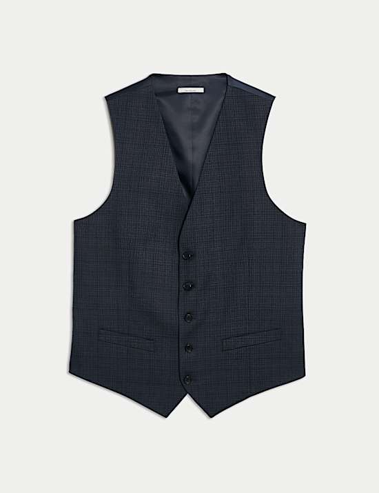Shadow Check Waistcoat