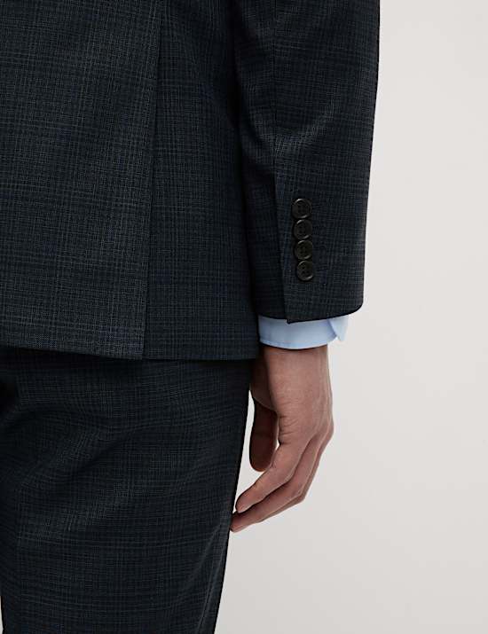 Regular Fit Shadow Check Jacket