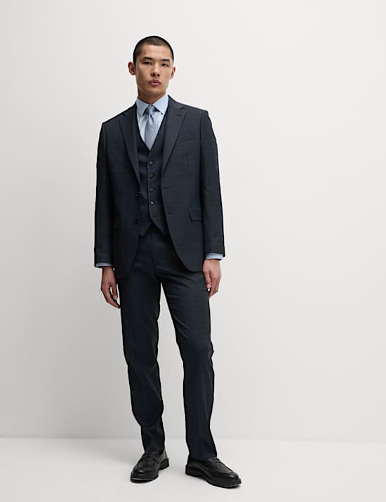 Regular Fit Shadow Check Jacket