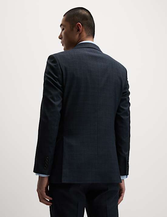 Regular Fit Shadow Check Jacket