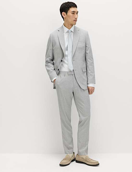 Tailored Fit Stretch Suit Jacket