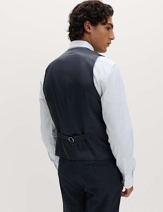 Textured Stretch Waistcoat