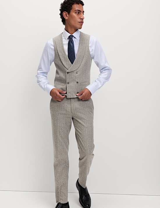 Slim Fit Pinstripe Waistcoat