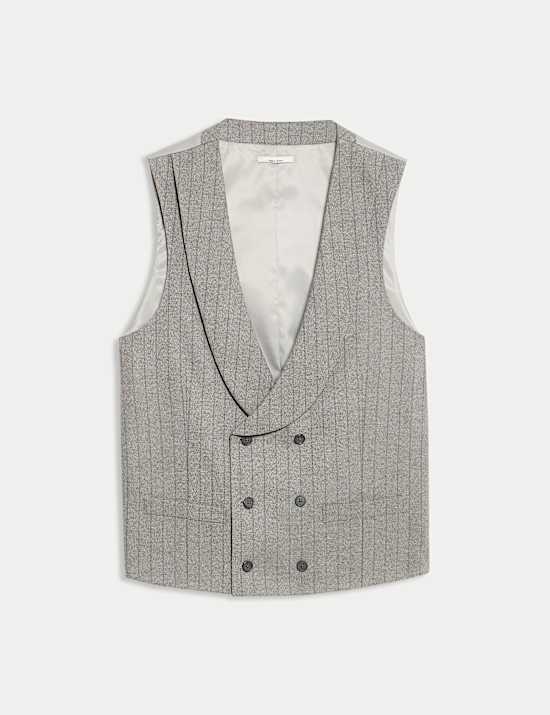 Slim Fit Pinstripe Waistcoat
