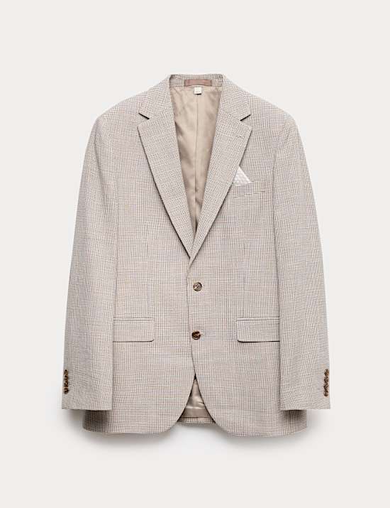 Tailored Fit Grid Check Jacket