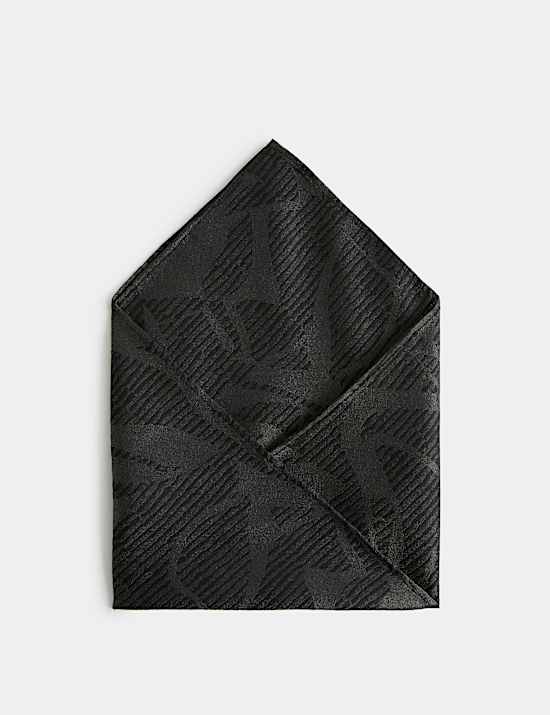 Pure Silk Floral Pocket Square