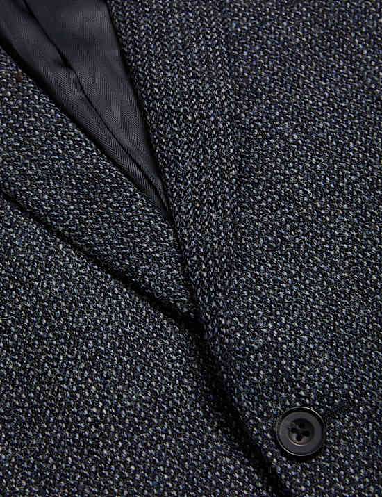 Wool Rich Textured Blazer