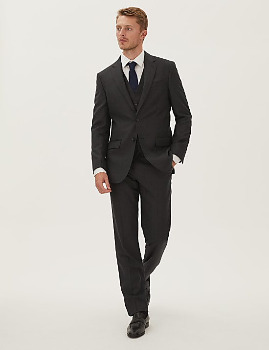 Regular Fit Pure Wool Suit Jacket