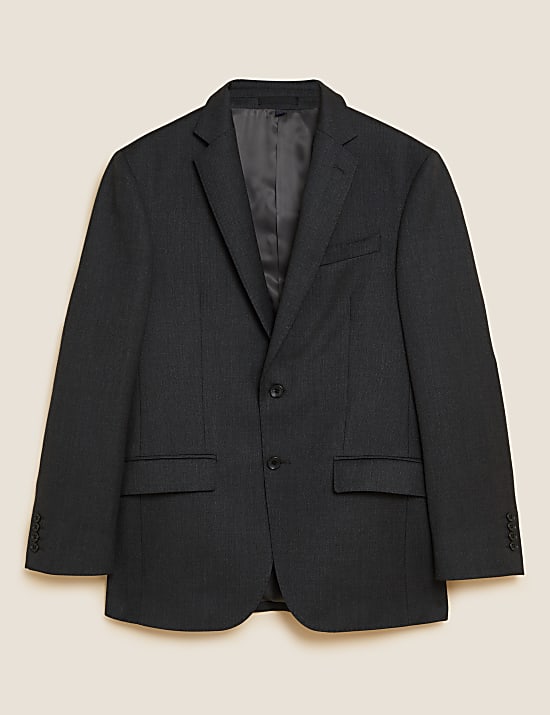 Regular Fit Pure Wool Suit Jacket