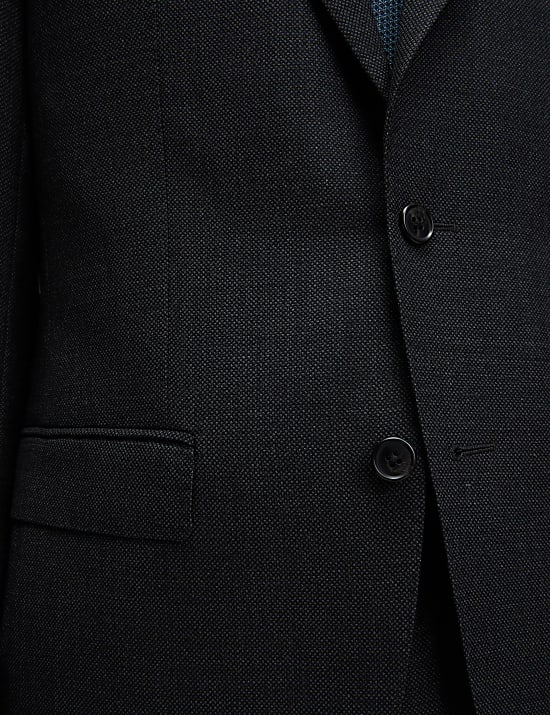 Regular Fit Pure Wool Suit Jacket
