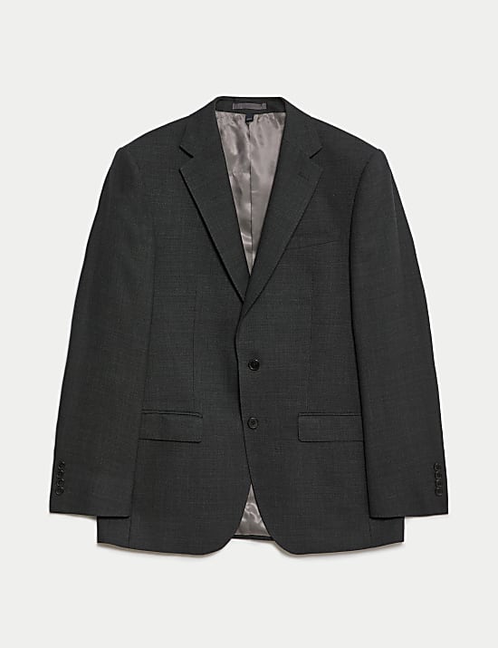 Regular Fit Pure Wool Suit Jacket