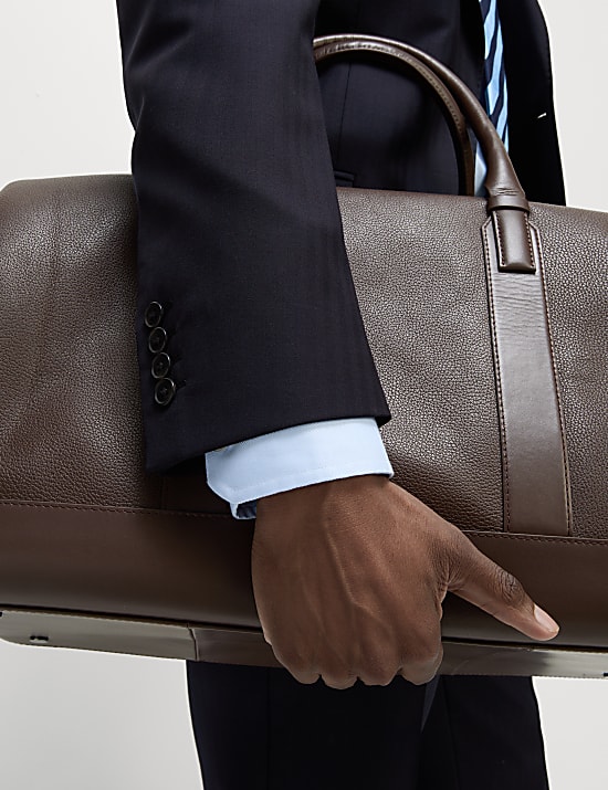 Regular Fit Herringbone Pure Wool Suit Jacket