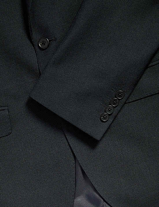 Regular Fit Pure Wool Suit Jacket