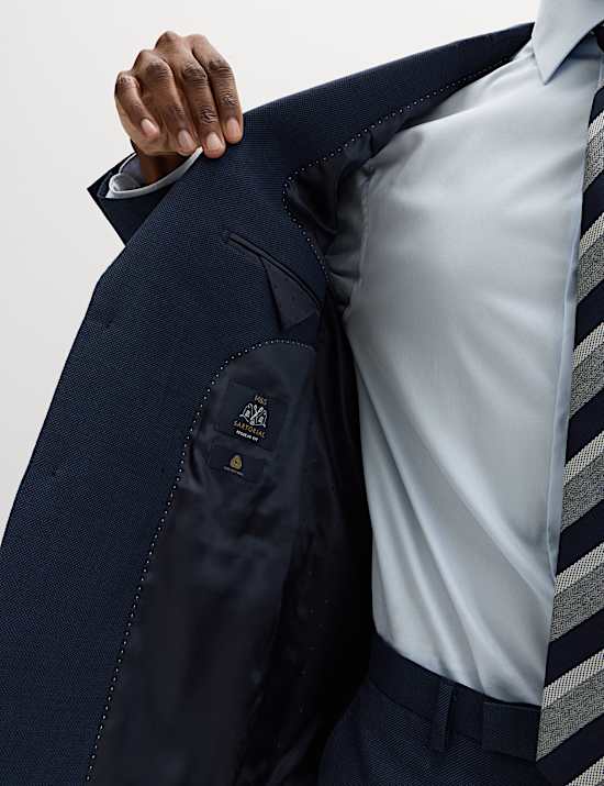 Regular Fit Pure Wool Suit Jacket