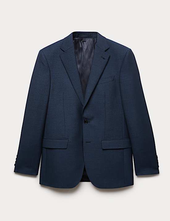 Regular Fit Pure Wool Suit Jacket