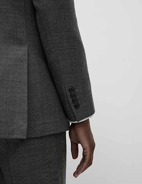 Regular Fit Pure Wool Suit Jacket