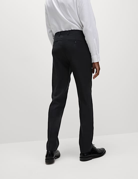 Regular Fit Pure Wool Suit Trousers