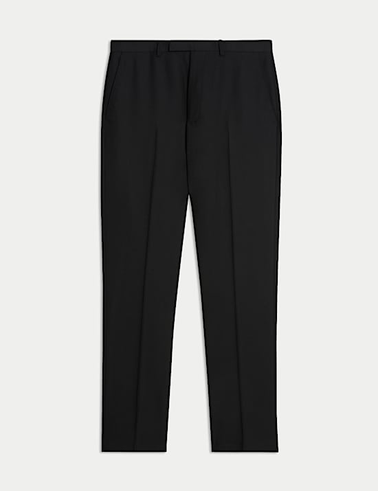Regular Fit Pure Wool Suit Trousers