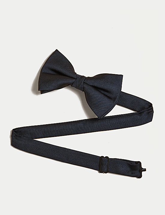 Ensemble carré de poche & cravate à pois