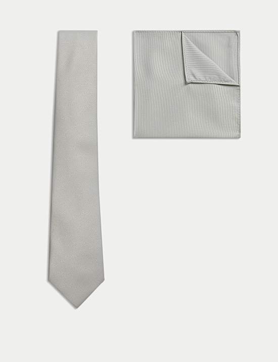 Slim Tie & Pocket Square Set