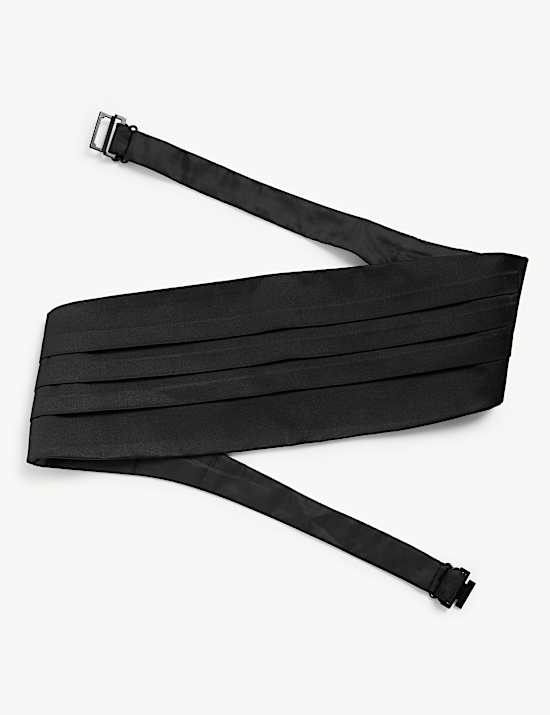Ceinture smoking 100 % soie