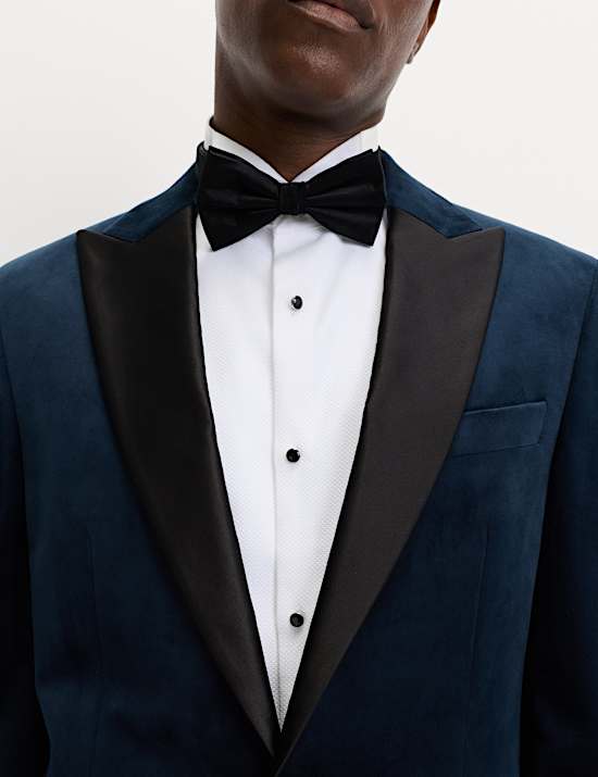 Tailored Fit Velvet Tuxedo Jacket
