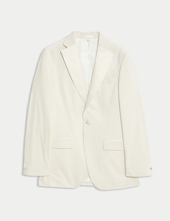 Tailored Fit Velvet Blazer