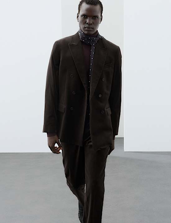 Cotton Rich Velvet Stretch Suit Jacket