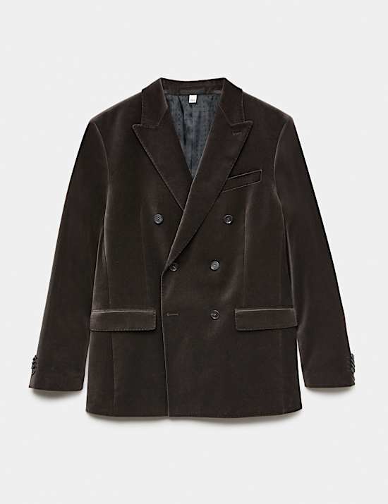 Cotton Rich Velvet Stretch Suit Jacket