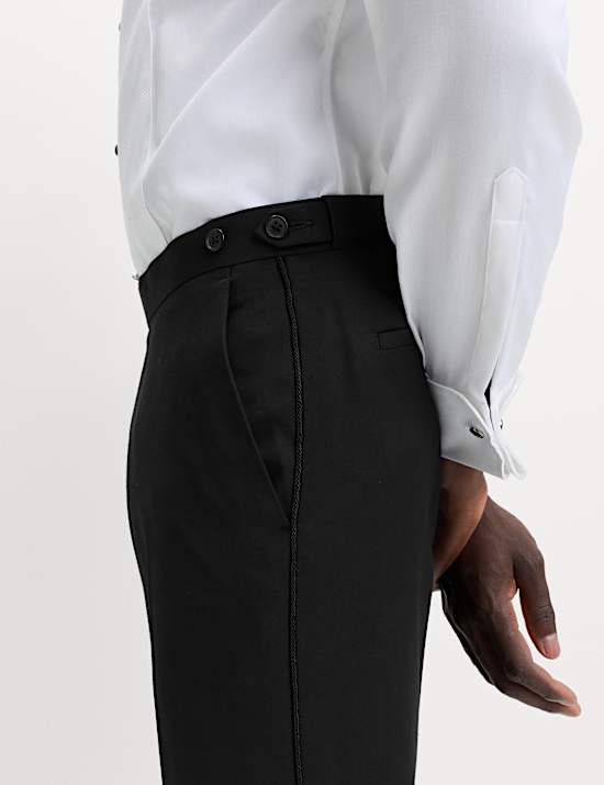 Pantalon à pinces coupe ajustée