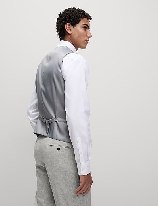 Italian Performance Linen Waistcoat