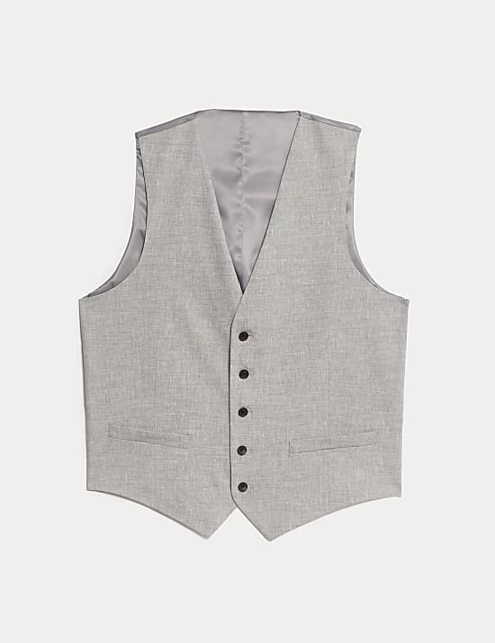 Italian Performance Linen Waistcoat