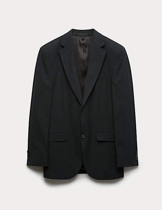 Tailored Fit Italian Performance Linen Blend Suit Jacket