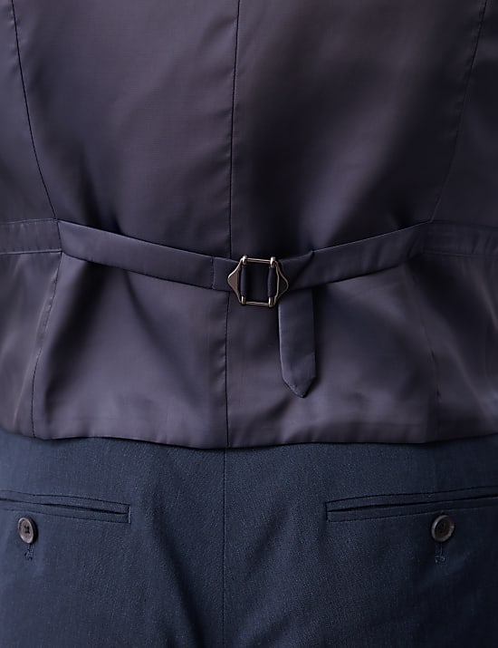 Italian Performance Linen Blend Waistcoat