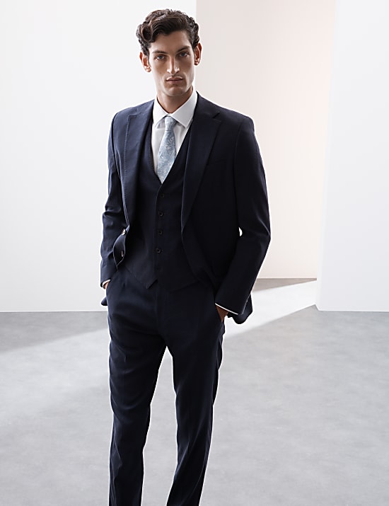 Italian Performance Linen Blend Waistcoat