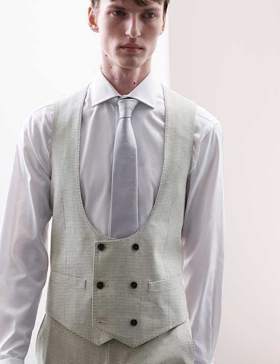 Tailored Fit Italian Linen Miracle™ Waistcoat